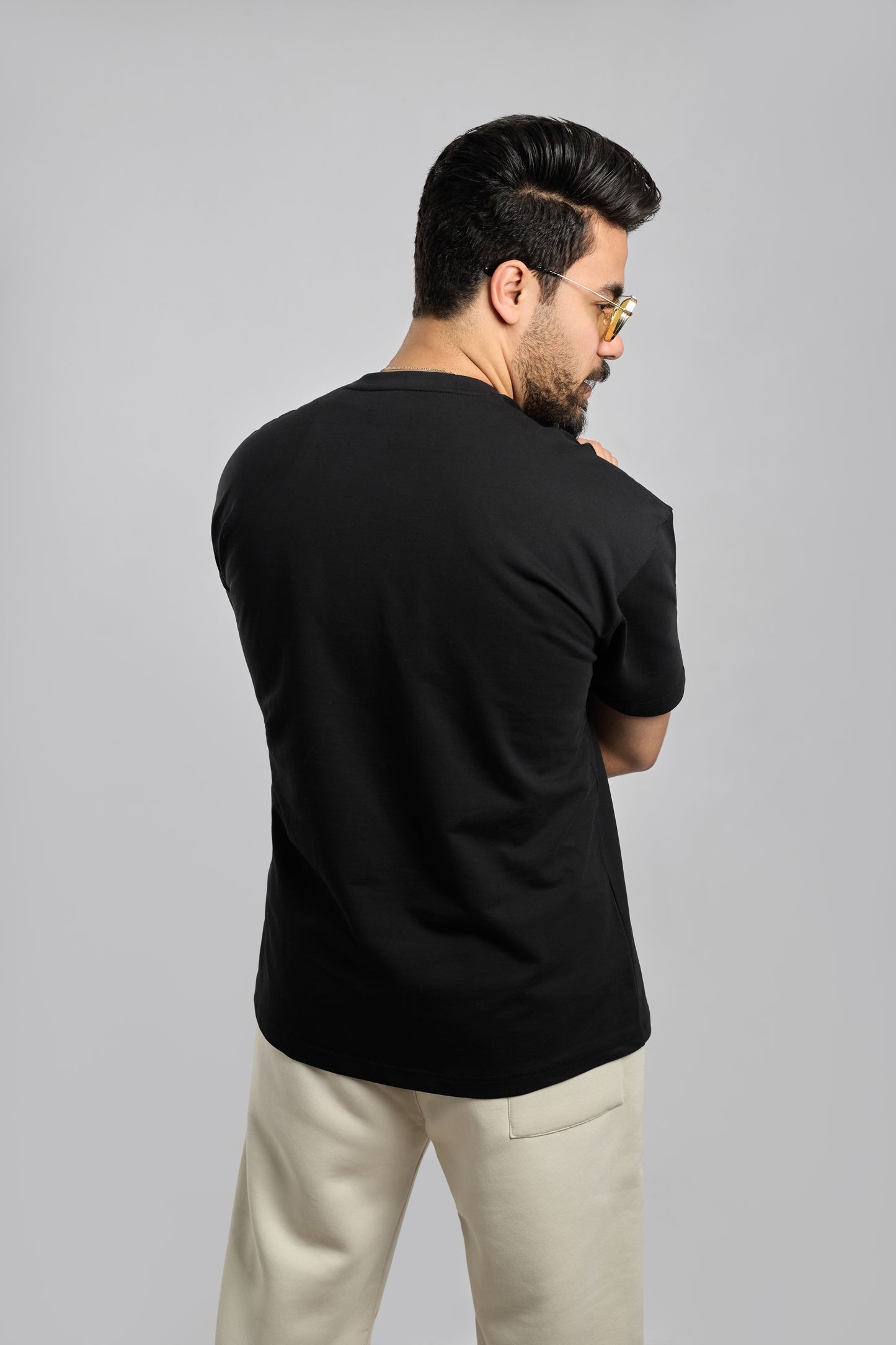 Eclipse Black Oversized T-shirt.