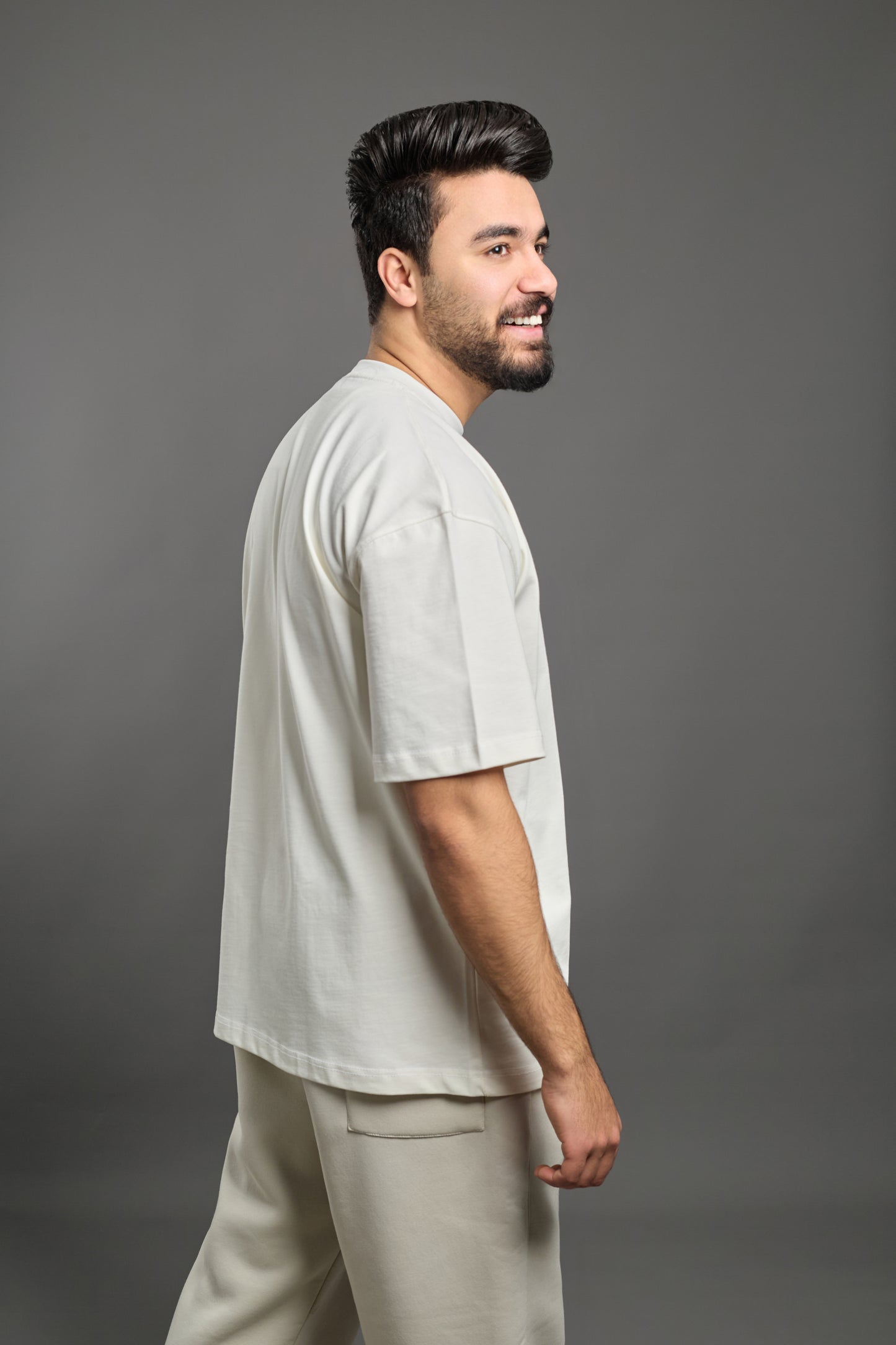 Ivory Oversized T-shirt.