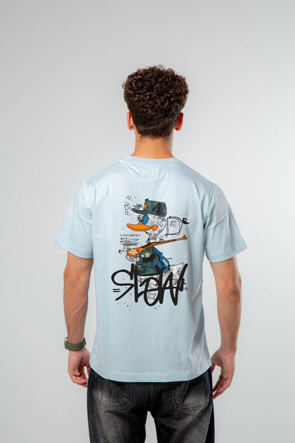 MR DUCKY- Regular Fit T-Shirt  (printed).