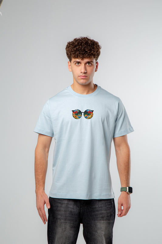 Summer Glass - Regular Fit T-Shirt  (printed).