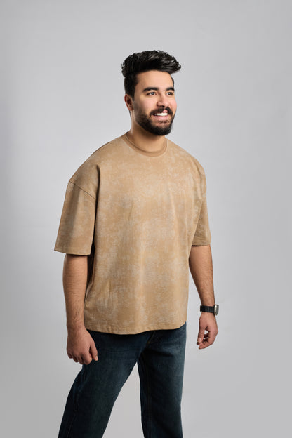 EarthTone Oversized T-shirt without patch.