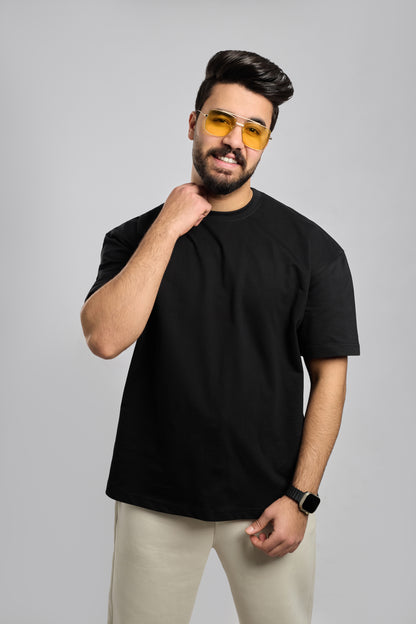 Eclipse Black Oversized T-shirt.