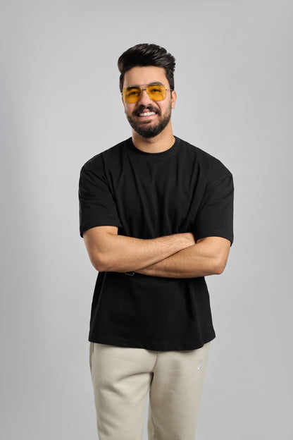 Eclipse Black Oversized T-shirt.