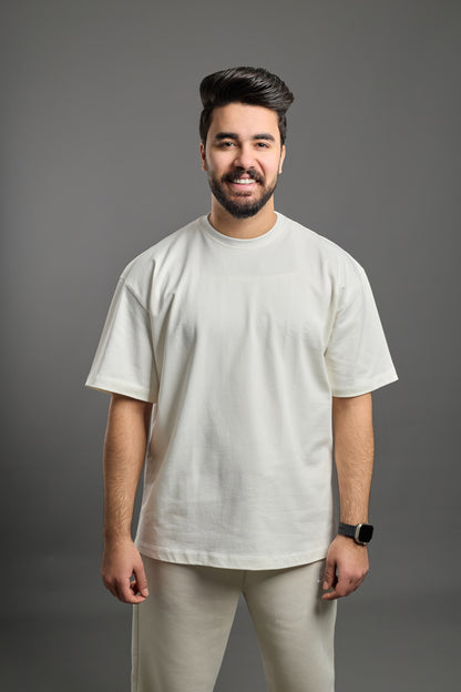 Ivory Oversized T-shirt.