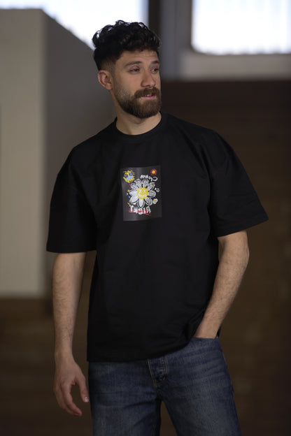 Clown flower Oversized T-shirt (Printed).