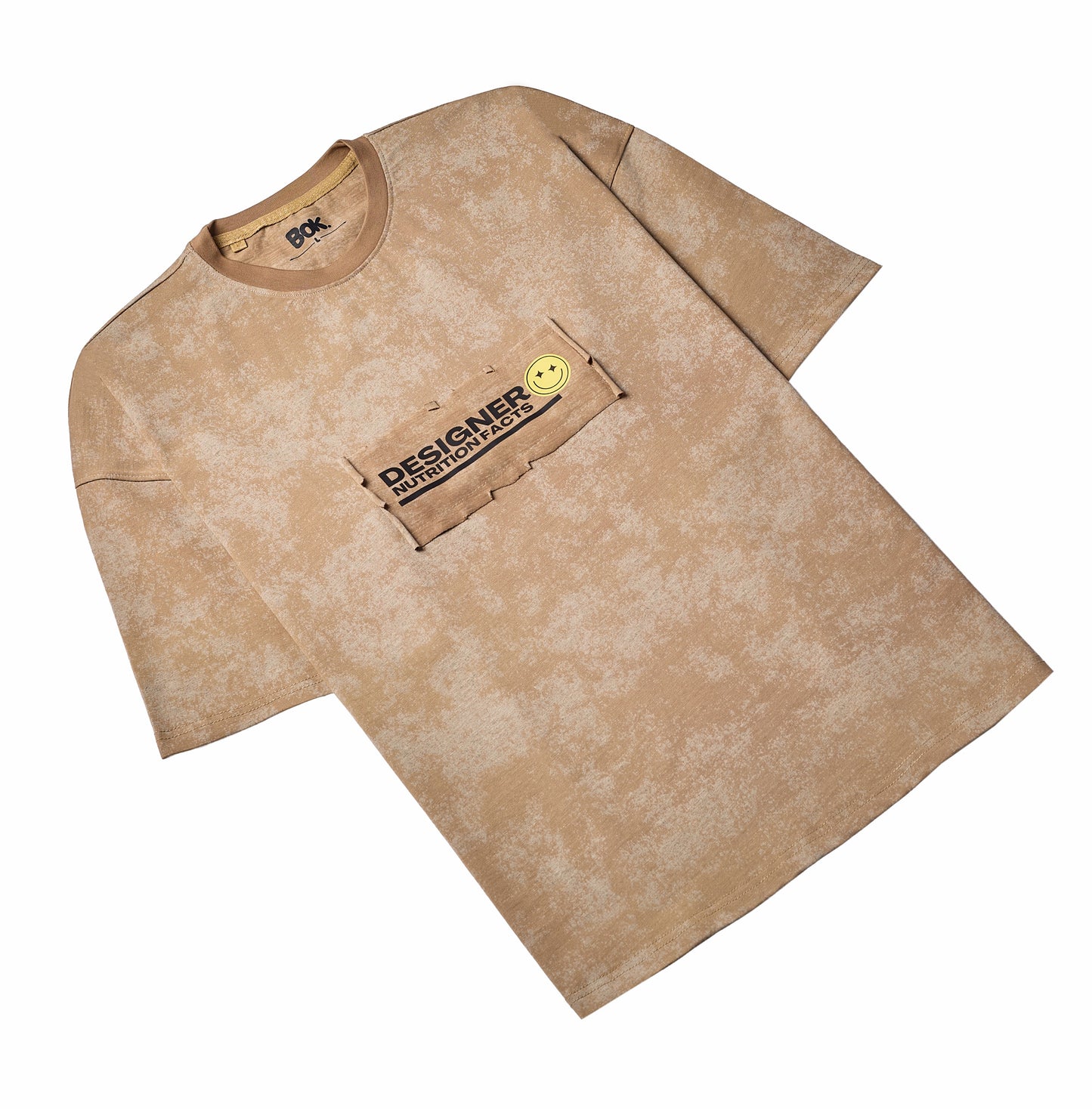 SMILE Oversized T-shirt With Patch.